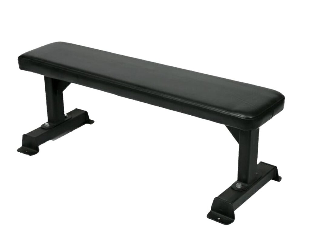 Dette er et billede af træningsbænken "Flat Utility Bench". Der kategoriseres som en flad træningsbænk.